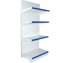 Single Sided Supermarket Shelf with Hole